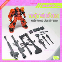 (💥Giá sốc) MS-06R-2-ZAKU-2-Mô hình lắp ráp Gundam Đồ chơi xếp hình hg 1/144 Mô hình nhựa