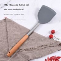 [GIÁ SỐC] Thìa silicon, chảo chống dính, thìa đặc biệt, loại gia dụng, chịu nhiệt độ cao, thìa chiê