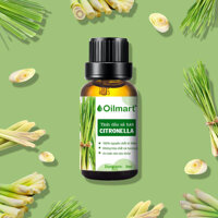 GIÁ SỐC Tinh Dầu Thiên Nhiên Đuổi Muỗi, Côn Trùng, Thư Giãn Và Xông Phòng Oilmart Essential Oil 5ml - 5ml - Sả Tươi