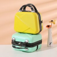 [GIÁ SỐC] Vali 14 inch, túi trang điểm nữ, vali nhỏ, hộp du lịch da nhẹ dành cho học sinh, hộp đựng