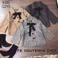 [GIÁ SỐC XẢ KHO] ÁO DẠ NỮ NGẮN PHONG CÁCH HÀN QUỐC