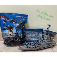 'GIÁ SỐC'>>>Bộ Đồ Chơi Xếp Hình LEGO cảnh sát, ROBOT, Máy Bay,Tàu Chiến [500 - 1000 CHI TIẾT]