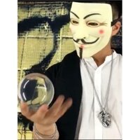 [GIÁ SỐC]Mặt nạ hacker mặt giả bí ẩn cos mũ trùm đầu Mặt nạ ẩn danh V word vendetta mask full face đẹp trai nam trưởng t