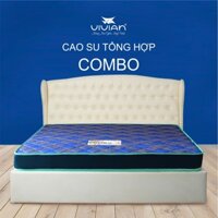 [GIÁ SỐC]NỆM CAO SU TỔNG HỢP COMBO VIVIAN ( THẲNG ) - THÀNH NỆM PHỐI LƯỚI SANG TRỌNG