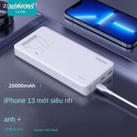 [GIÁ SỐC]☸№Roman Shi 22.5W Power Bank 20000 mAh Dung lượng lớn Dự trữ điện di động Sạc nhanh Apple Huawei Xiaomi