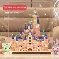 [GIÁ SỐC]Tương thích với các khối xây dựng Lego, đồ chơi giáo dục khó, vi hạt, Lâu đài Disney, quà sinh nhật khâu tay