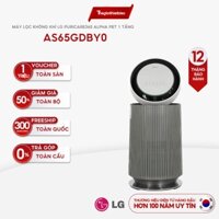[GIÁ TẠI KHO] Máy lọc không khí 1 tầng PuriCare360 Alpha PET AS65GDBY0 - Chính Hãng LG Bảo hành 12TH
