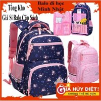 [Giá tại xưởng] Balo bé gái siêu nhẹ chống thấm cho bé cấp 1 cấp 2