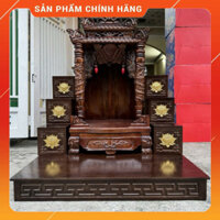 [Giá Tại xưởng] ComBo 3 Món Bàn kê 80cm+Bàn Thờ 48cm+Tam cấp 16cm Hàng Bóng Đẹp