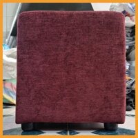 [Giá Tại Xưởng] Ghế Đôn Vuông Sofa Màu Đỏ ĐôKê Chân Ngồi, Ghế Bàn Trang Điểm Bọc Mút Nhiều Màu Sắc