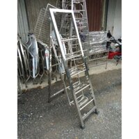[giá tại xưởng] thang thắp nhang bằng inox, thang xếp chữ A inox loại dày cao cấp.