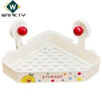 Giá tắm góc WAPKTY, Giá đựng đồ phòng tắm treo tường không đục lỗ, Kệ phòng tắm dung tích lớn chống nước đa chức năng bền bỉ
