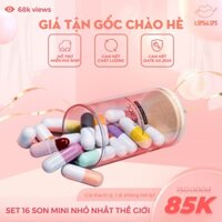 [Giá Thanh Lý] Set 16 Son Nhỏ Nhất Thế Giới HOT TIKTOK
