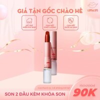 [Giá Thanh Lý] Son Thỏi 2 Đầu kèm KHÓA SON 2trong1