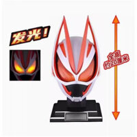 Giá thấp nhất Perfect 20cm Bandai Kamen Rider Geats Đầu đèn Kamen Rider Extreme Fox Trang trí đại diện dạ quang