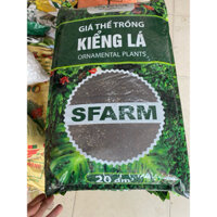 GIÁ THỂ TRỒNG KIỂNG LÁ - SFARM mẫu mới 20dm3(~8kg) mẫu cũ 17dm(~6kg)