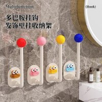 Giá tổ chức dây buộc tóc Dopamine, phụ kiện tóc cho phòng tắm và nhà vệ sinh, dây buộc tóc, dây thun, móc, dây buộc tóc, vật dụng lưu trữ trang sức