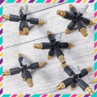 [GIÁ TỐT] 5 Béc phun sương 5 tia đồng, kèm khởi thủy gắn ống 6-8 ly, dùng tưới cây, tưới lan