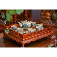 [GIÁ TỐT] Bộ Ấm Chén Uống Trà Dáng NHẬT Men Rạn Cổ Bát Tràng