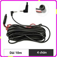 [GIÁ TỐT - CHÍNH HÃNG 100%] Dây nguồn 10m kết nối camera hành trình ô tô, jack 2.5mm, 4 chân, tích hợp bộ chuyển đổi ngu