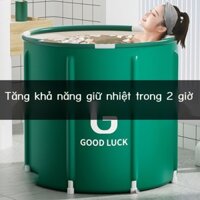 [GIÁ TỐT CHỌN MẪU] Bồn tắm xông hơi đổ mồ hôi toàn thân, bồn tắm gia đình người lớn có thể gập lại,