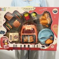 [GIÁ TỐT CHỌN MẪU] Đồ chơi giả vờ cho trẻ em, đồ chơi nồi chiên không khí, mô phỏng nấu ăn, thiết b