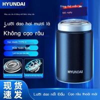[GIÁ TỐT CHỌN MẪU] Máy cạo râu điện HYUNDAI Hàn Quốc Máy cạo râu cầm tay nam có thể giặt được Douyi