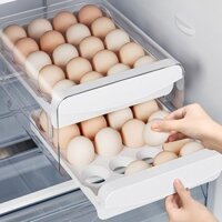 [GIÁ TỐT CHỌN MẪU] Tủ Lạnh Bảo Quản Trứng Hộp Ngăn Kéo Loại Crisper Bếp Trứng Hộp Hộ Gia Đình Xếp C