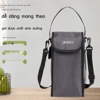 [GIÁ TỐT CHỌN MẪU] Túi đựng hộp cơm trưa dày cách nhiệt túi xách tròn lá nhôm sinh viên nhân viên v
