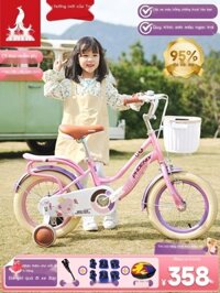 [GIÁ TỐT CHỌN MẪU] Xe đạp trẻ em Phoenix Xe đạp trẻ em bé gái 3-6-8-12 tuổi dành cho bé trai, Xe đạ