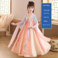 [GIÁ TỐT CHỌN MẪU]Hanfu siêu cổ tích cho bé gái Trang phục mùa hè phong cách Trung Quốc cho trẻ em váy bé gái Đầm Tang p