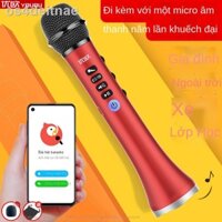 [GIÁ TỐT CHỌN MẪU]Youou K8 micro tích hợp âm thanh lớp hát loa bluetooth không dây FM ô tô KTV điện thoại di động truyền