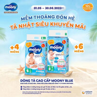 Giá Tốt -Combo 3bich tặng bàn vẽ Tã MOONY XANH- DÁN/QUẦN ĐỦ SIZE NB90/ S84/ M64/ L54/ XL44/ M58/ L44/ XL38/ XXL26