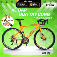 [GIÁ TỐT] [CX5-03] Xe Đạp Đua Road Bike 4TEEN CX-5 Khung Nhôm Cao Cấp Lốp 700c Phù Hợp Thể Dục Thể Thao