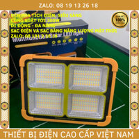 [GIÁ TỐT] Đèn Pha TÍCH ĐIỆN 200W, ĐA NĂNG, DI ĐỘNG sạc điện thoại, sạc Pin bằng mặt trời hoặc củ Sạc như điện thoại