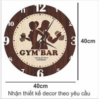 Giá Tốt Đồng Hồ Treo Tường Phòng Tập Gym, Phòng Tập Thể Hình - 30cm