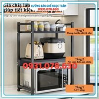 🔥GIÁ TỐT🔥 Giá Để Lò Vi Sóng Có Thể Điều Chỉnh Giá Lò Nướng Kệ Bếp Để Bàn Giá Gác Lò Nướng Giá Đỡ Máy Nướng Bánh Mì