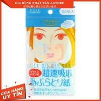 [Giá Tốt]  [Giá tốt] Giấy thấm dầu Nhật Bản Kose mẫu 150 miếng