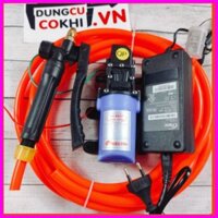 [GIÁ TỐT]  MÁY RỬA XE MINI 12V-60W 10M DÂY GIÁ RẺ - MÁY BƠM CAO ÁP XỊT RỬA ĐA NĂNG MINI 12V