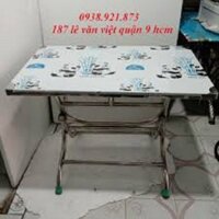 [Giá Tốt Nhât] Bàn Inox Chân Xếp Chữ Nhật - Mã: B01 - BCN30I3 -
