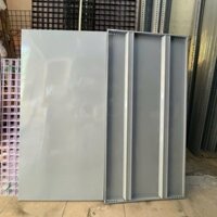 {GIÁ TỐT NHẤT} Mâm sàn lắp ráp kệ sắt V lỗ đa năng màu Xám - Dài 1m x rộng 60