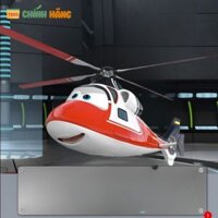 [GIÁ TỐT NHẤT]  Mô hình Trực thăng cứu hộ bằng kim loại WheeWheels Deluxe Ray Chính hãng - Nòng súng phóng đạn