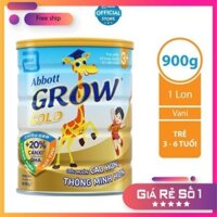 Giá tốt nhất Sữa bột grow 3+ gold lon 900g Sản phẩm chính hãng