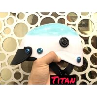 [GIÁ TỐT] Nón Bảo Hiểm Trơn Sơn Nhiều Màu Sắc - Mix 2 Tầng - Gắn 7 Ốc TiTan Gr5 Siêu Ngầu