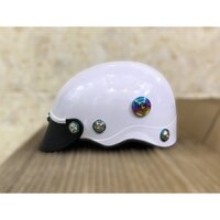 [GIÁ TỐT] Nón Bảo Hiểm Trơn Sơn Nhiều Màu Sắc - Phủ NaNo Bóng - Gắn 7 Ốc Salaya + Gù TiTan Gr5 Siêu Ngầu
