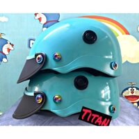 [GIÁ TỐT] Nón Bảo Hiểm Trơn Sơn Nhiều Màu Sắc - Phủ NaNo - Gắn 8 Ốc TiTitan Gr5 Siêu Ngầu