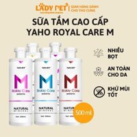 [Giá Tốt] Sữa Tắm Cao Cấp Cho Chó Mèo Yaho M Royal Care Chai 500ml - Tắm Sạch Sâu, Lông Bồng Bềnh