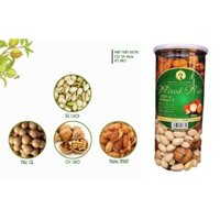 [GIÁ TỐT ] Thập Cẩm 4 loại còn vỏ ( Hạnh nhân/ óc chó/ macca/ hạt dẻ cười) NK Mỹ/ Úc