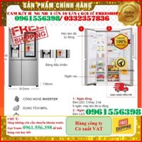 [Giá Tốt] [Tủ lạnh LG GR-X247JS chính hãng] Tủ lạnh LG Inverter 601 lít GR-X247JS (BH 24 tháng tại nhà)