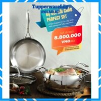 ✅GIÁ TỐT✅ tupperware Nồi 3,8L / 5.7L Chảo 24 cm / 28 cm T chef